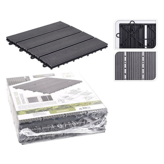 Progarden Placă De Terasă Din Lemn 30x30cm 6 Bucăți