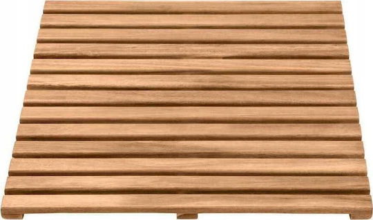 Wenko Set Badematten Hölzernes Akazie 55x55cm