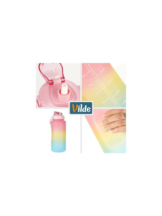 Vilde Vilde Wasserflasche Kunststoff 2000ml Transparent