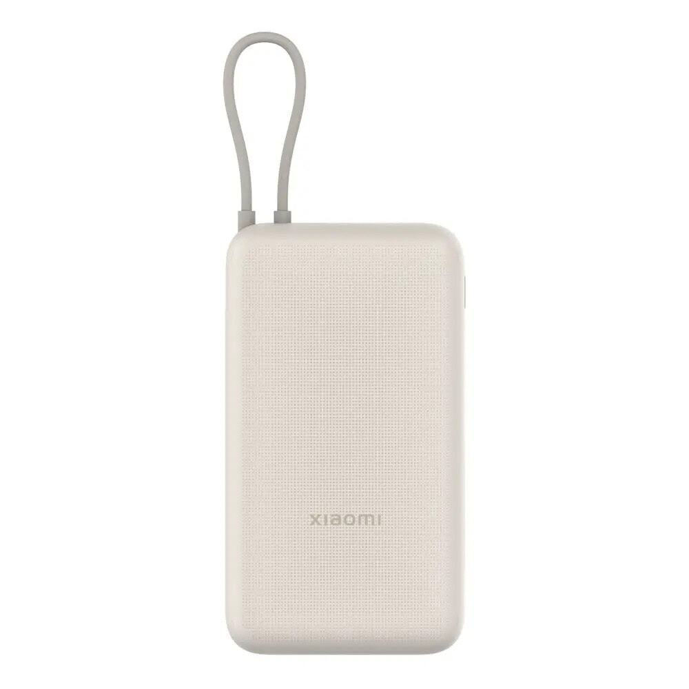 Xiaomi Integrated Cable Power Bank 20000mAh 33W με Θύρα USB-A και Θύρα USB-C Power Delivery / Quick Charge Tan