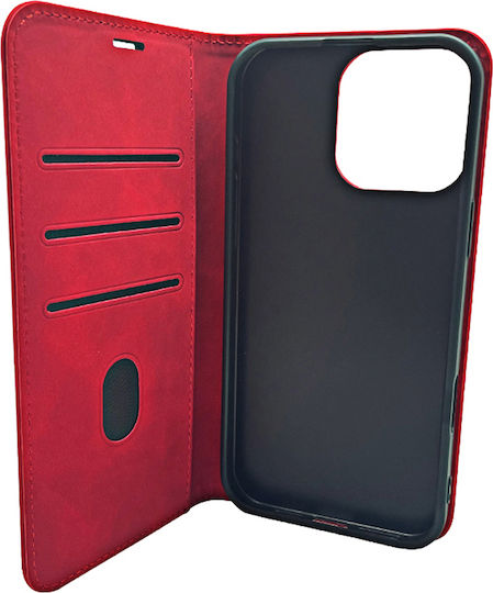 Smart Book Synthetic Leather / Silicone Red (Redmi Note 15 Pro+ / Poco M8 Pro)
