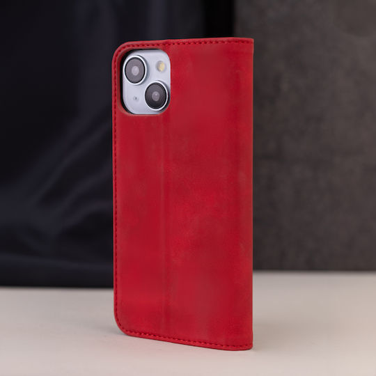 Smart Book Synthetic Leather / Silicone Red (Redmi Note 15 Pro+ / Poco M8 Pro)
