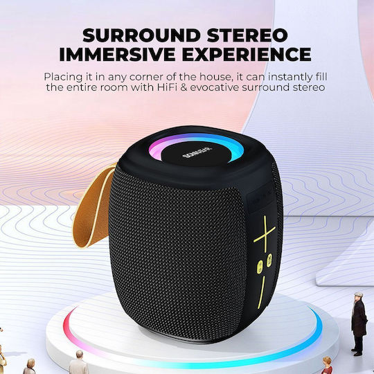 SONICGO! 5 Bluetooth Speaker with Radio and Battery Life up to 6 Hours Storm White