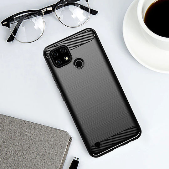 Tech-Protect Back Cover Σιλικόνης Μαύρο (Realme C21Y / C25Y)