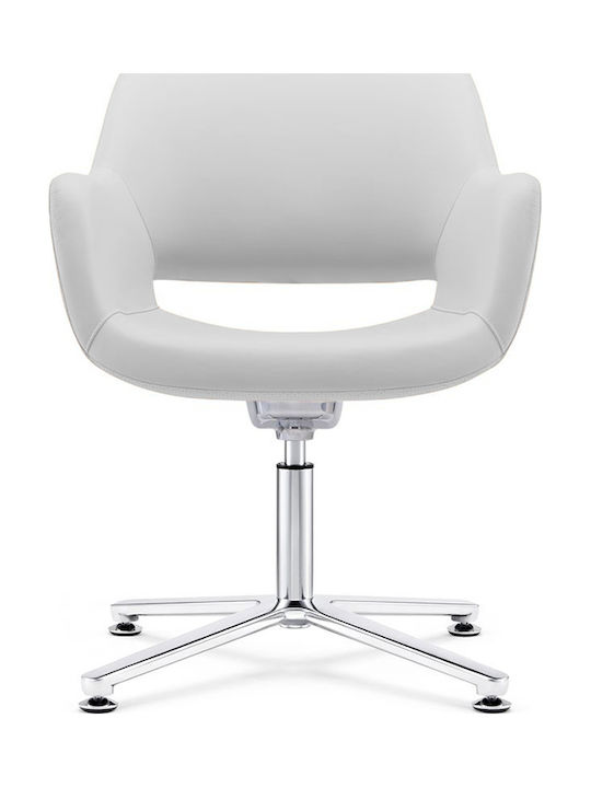 Visitor Chair in White Colour Visitor Chair in White Colour