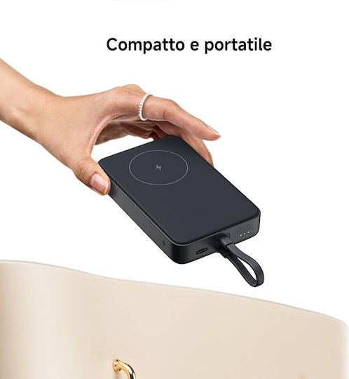 Xiaomi Магнитна MagSafe Външна Батерия 10000mAh 33W с USB-C Порт Бяла