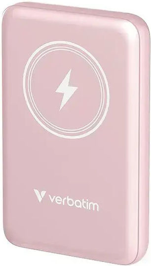 Verbatim Charge 'n' Go MagSafe Baterie Externă 10000mAh cu Port USB-C Power Delivery / Încărcare Rapidă Roz