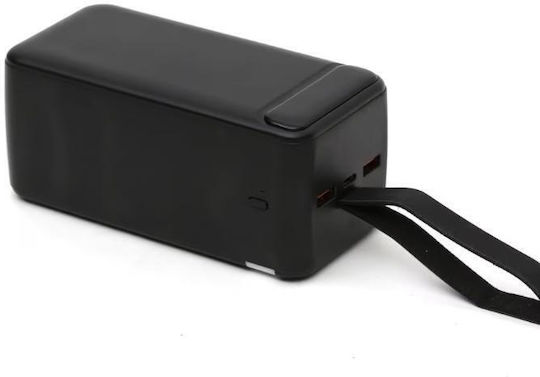 Platinet Външна Батерия 50000mAh 20W с 2 USB-A Изходни Порта и USB-C Изходен Порт Power Delivery / Бързо Зареждане Черна