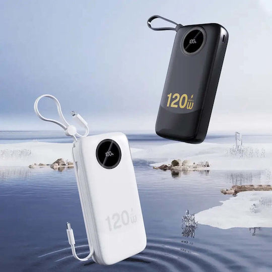 Dudao K13PRo Power Bank 20000mAh 22.5W mit USB-A Ausgangsanschlüsse Weiß