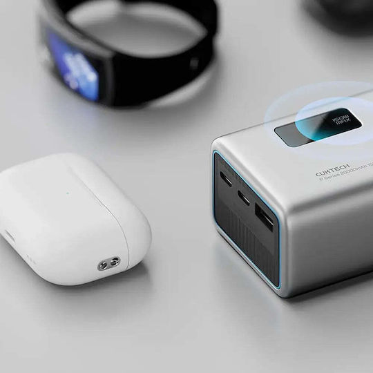 Cuktech P+Series No. 15 Power Bank 20000mAh 150W με Θύρα USB-A Power Delivery / Quick Charge Γκρι
