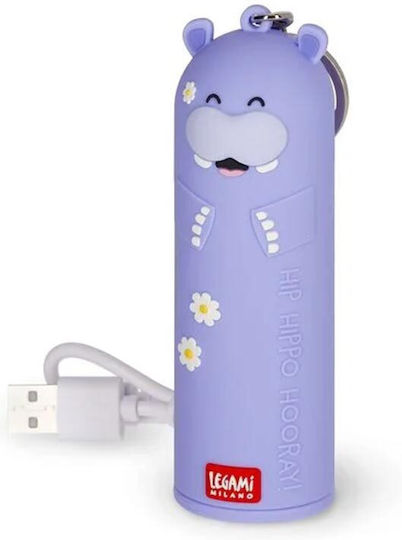 Legami Milano POW0025 Power Bank 4800mAh с USB-A порт Hippo