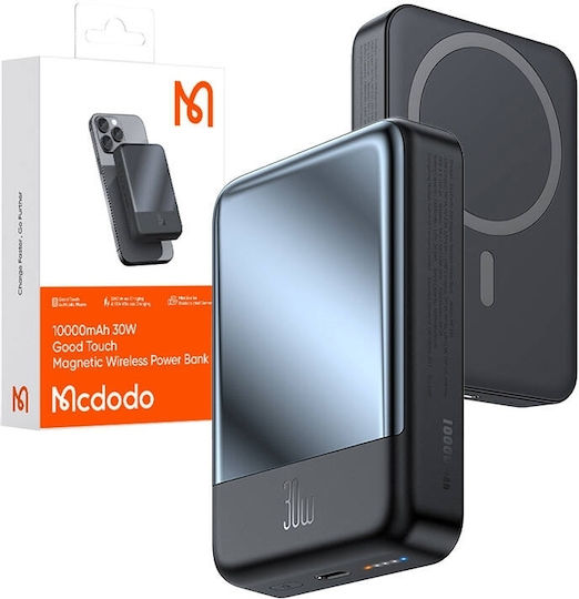 Mcdodo MC-5931 Baterie Externă MagSafe 10000mAh 30W Power Delivery Neagră