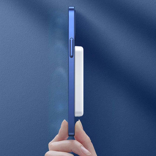 Dudao K14S MagSafe Power Bank 5000mAh 10W с USB-C порт Черен