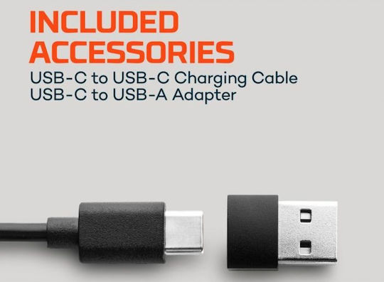 Nebo Външна Батерия 10000mAh с USB-A Изходен Порт и USB-C Изходен Порт Power Delivery Черна