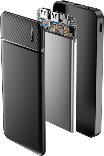 Maxlife MXPB-01 Power Bank 10000mAh mit USB-A Anschluss Schwarz