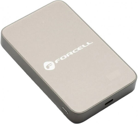 F-Energy F10K8 MagSafe Baterie Externă 10000mAh 15W Power Delivery Încărcare Rapidă Bej