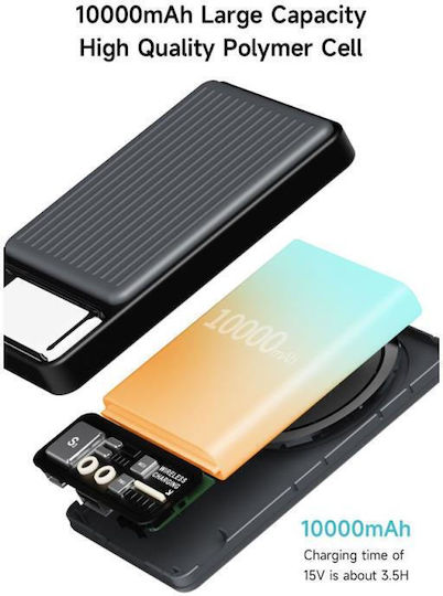 Devia MagSafe Power Bank 10000mAh 22.5W mit USB-A Ausgangsanschlüsse Power Delivery Grau