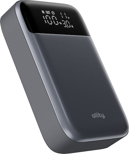 Allity APB-200 Baterie Externă 10000mAh 33W Power Delivery Încărcare Rapidă Gri