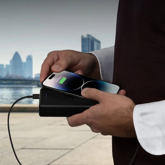 SBS Fast Power Bank 20000mAh με 2 Θύρες USB-A Μαύρο