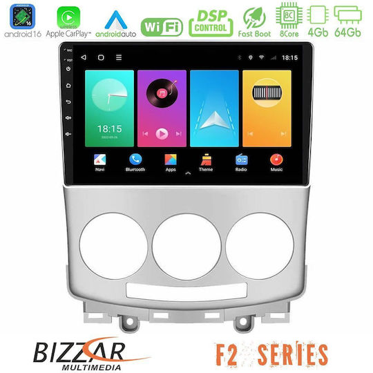 Bizzar Car Audio System for Mazda 5 2004-2010 Bluetooth USB WiFi GPS Apple CarPlay Android Auto with 9" Touch Screen