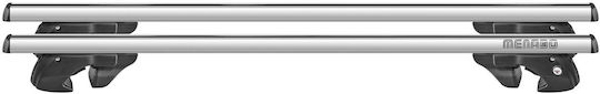 Menabo Aluminum Roof Bars Sherman XL Silver 135 Cm Silver Color Volkswagen Caddy 2K Life Maxi Life/Panel 2015>2021 Raised Rails Parallel Bars Empty 2 Pieces 9470/MB MP.9470/MB-203