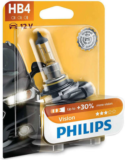 Philips Лампи Автомобила & Мотоциклета Vision HB4-9006 Обикновени 12V 51W 1бр