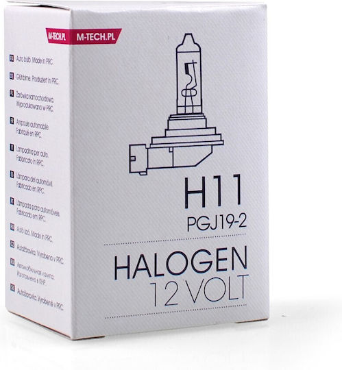 M-Tech Крушка за автомобил H11 Халогенна 12V 55W