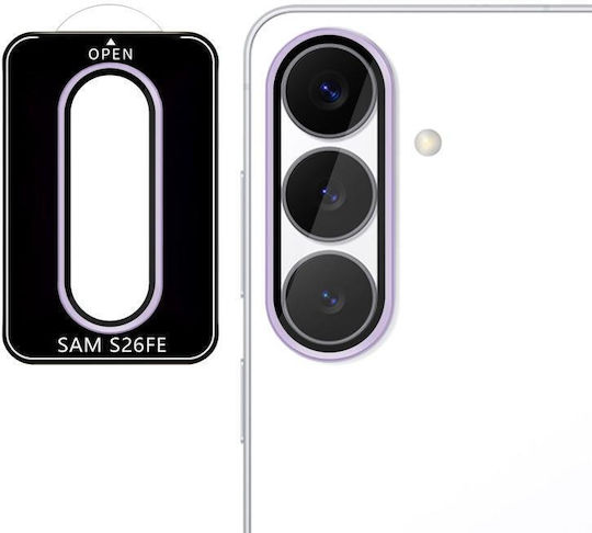 Galaxy S26 Fe 5g Kalebol No Flicker Ultra-thin Individual Camera Lens Tempered Glass Film Purple