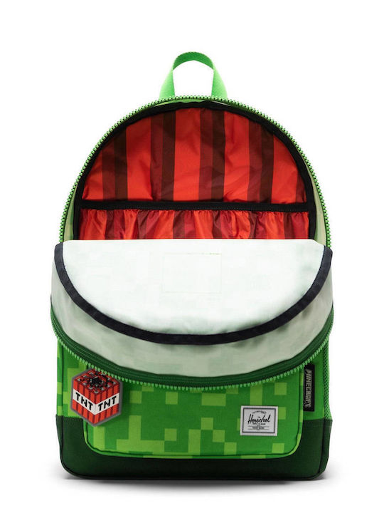 Herschel School Backpack Junior High-High School Green 30 x 15 x 43cm