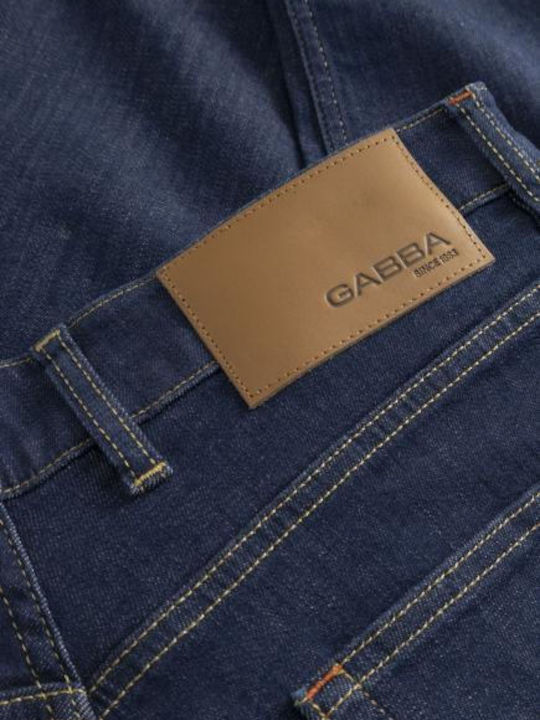 Alex Pantaloni De Blugi Pentru Bărbați Cropped Elastic Tapered Albaștri