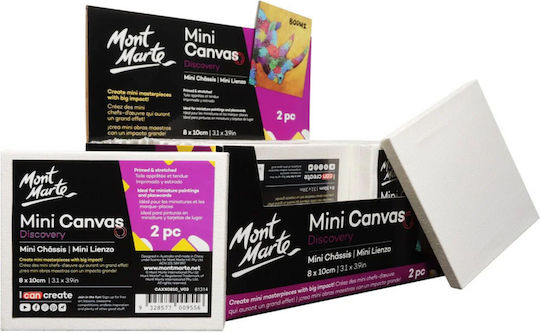 Mont Marte Mini Canvas 8x10cm 2pcs/set