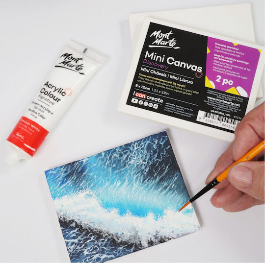 Mont Marte Mini Canvas 8x10cm 2pcs/set