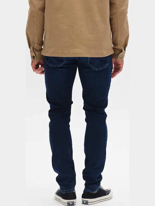 Dhera Ανδρικό Παντελόνι Τζιν Ελαστικό Slim Fit Μπλε