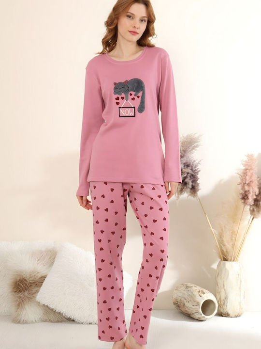 Boyraz Winters Damen Pyjama-Set Rose Boyraz