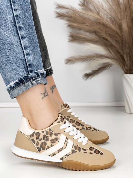 Adidași Flatforms Pentru Femei Leopard
