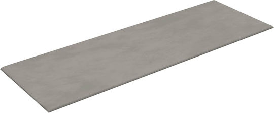 vidaXL Κεφαλάρι Κρεβατιού Υφασμάτινο Γκρι 90x30cm