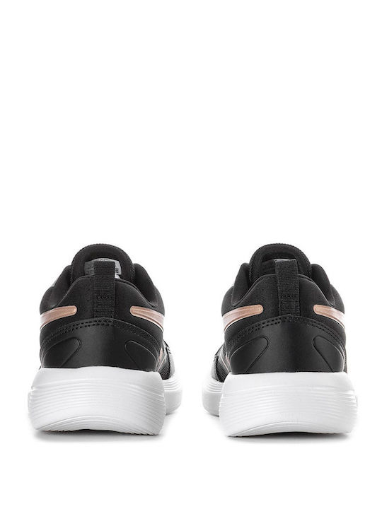 Rushrunner 6.0 Kinder Sportschuhe Laufen mit Schnürsenkeln Schwarz