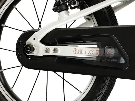 Kross Bicicletă Copii BMX Albă 14"