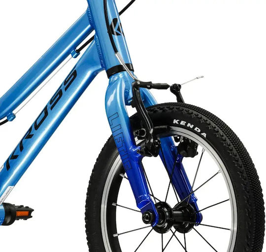 Kross Bicicletă Copii BMX Albastră 14"