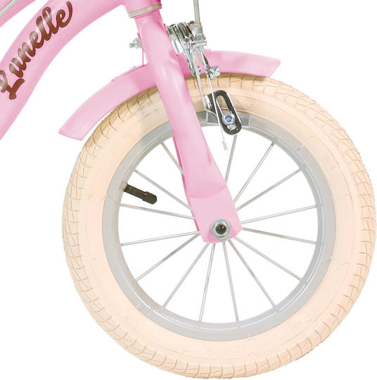 Dino Bikes 12" Детско Градско Колело с Алуминиева Рамка Розово