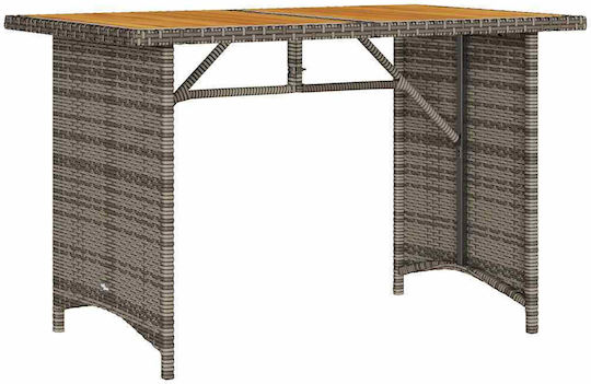 Set Sala De Mese Pentru Exterior 2 Piese Gri Cu Perne