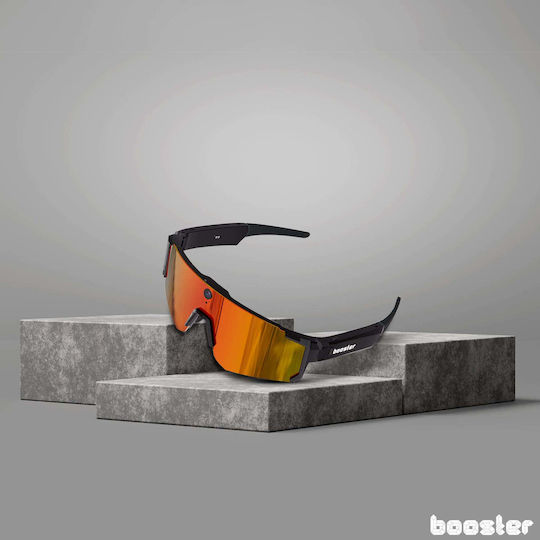 Booster Ochelari de Ciclism cu Ramă Albastră și Lentile Colorate