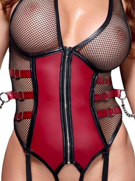 Body Bondage Black Red
