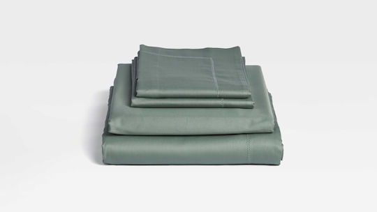 Valeria Home Set Huse Pentru Pilote 200x220cm Dublă Cu 2 Fețe De Pernă & 1 Cearșaf Verde