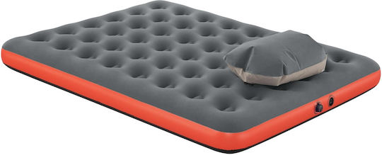 Bestway Bestway Doppel-Luftmatratze mit Integrierter Handpumpe 203x152x22cm Grau