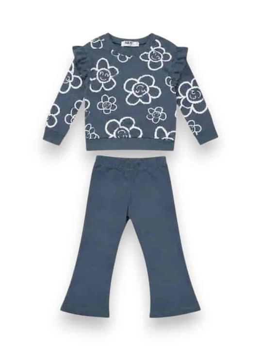 Kids Set with Pants & Coat Winter 2 Pieces Blue Mirage