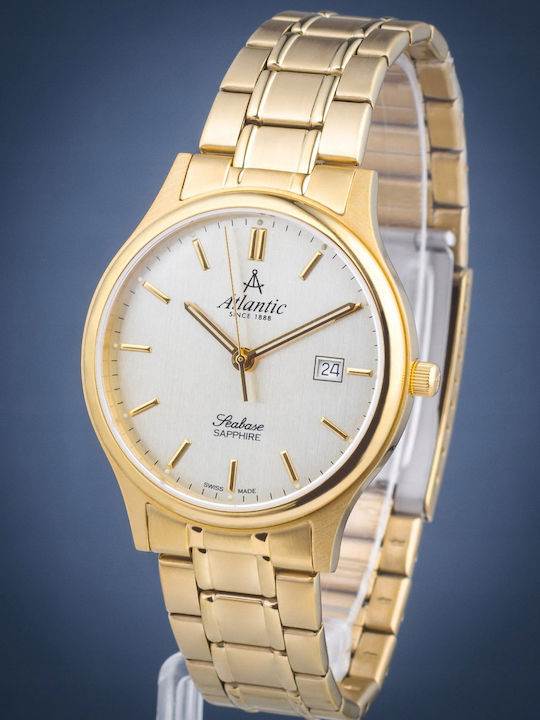 Men's Watch 40mm Battery with Silver Stainless Steel Bracelet