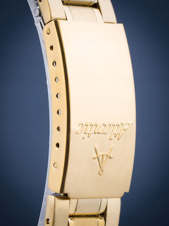Men's Watch 40mm Battery with Silver Stainless Steel Bracelet