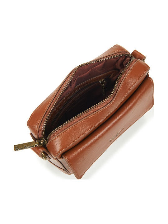 Alma Hexia Damen Schultertasche Braun