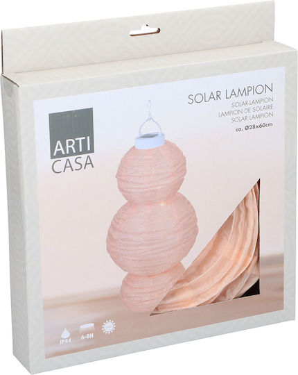 Arti Casa Hanging Solar Light Warm White with Photocell IP44 28x28x60cm